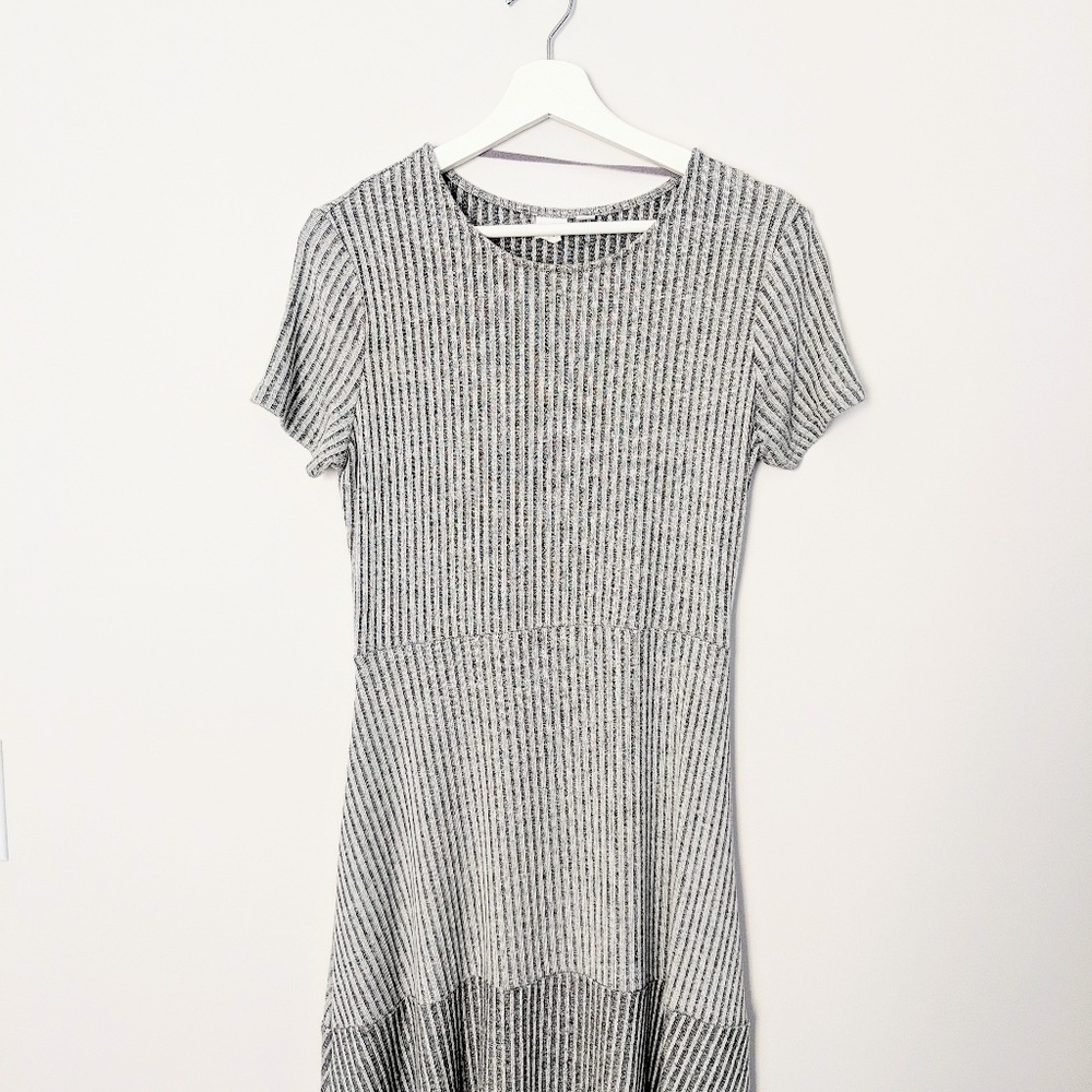 GAP Ribbed Softspun Fit and Flare Dress